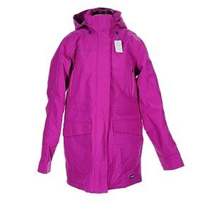 Land's End Hooded Rain Parka in Purple